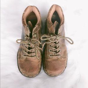 Dr. Martens Brown Lace Up Ankle Boots